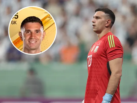 "Yo puedo correr": la reacción de Dibu Martínez al ver su carta de FC24