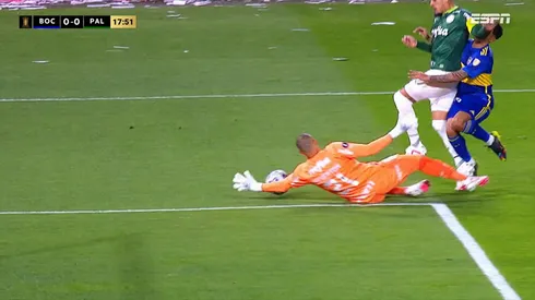 La gran polémica de la noche: ¿Era penal para Boca ante Palmeiras?