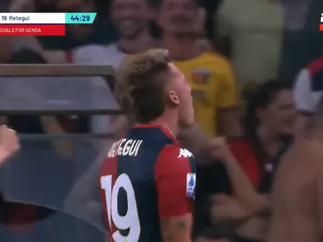 VIDEO | Retegui la agarró de aire y le marcó un golazo a Roma