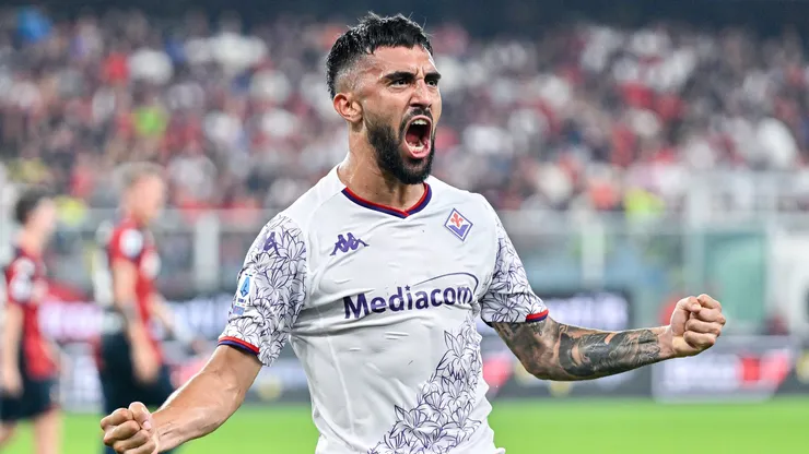 Nicolás González, siempre presente en Fiorentina.