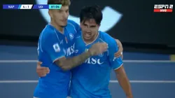 El festejo de Giovanni Simeone.