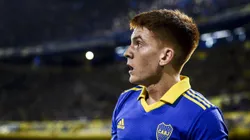 BUENOS AIRES, ARGENTINA - JULY 2: Valentin Barco of Boca Juniors looks on during a match between Boca Juniors and Sarmiento as part of Liga Profesional 2023 at Estadio Alberto J. Armando on July 2, 2023 in Buenos Aires, Argentina. (Photo by Marcelo Endelli/Getty Images)