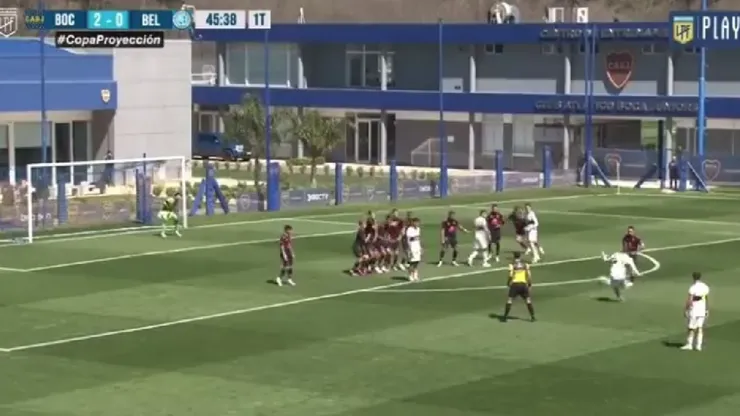 VIDEO | Taborda y un golazo en la reserva de Boca para seguir pidiendo minutos en primera