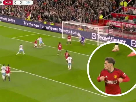 VIDEO | El primer gol de Garnacho en la temporada