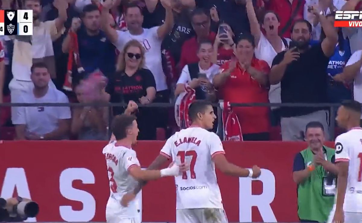 VIDEO | Atento, Scaloni: Lamela marcó en la paliza de Sevilla - Bolavip ...