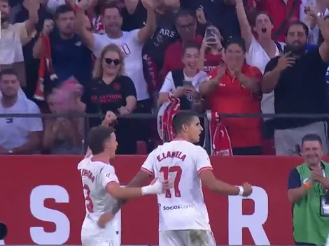 VIDEO | Atento, Scaloni: Lamela marcó en la paliza de Sevilla