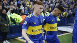 Boca, con la camiseta titular ante Palmeiras en la ida