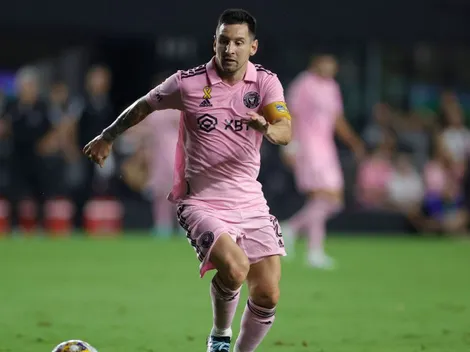 Lionel Messi, suplente en el duelo entre el Inter Miami y Cincinnati