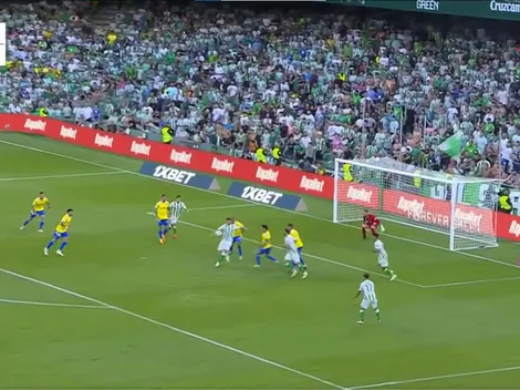 VIDEO | El golazo de Guido Rodriguez para darle el empate a Betis contra Cadiz