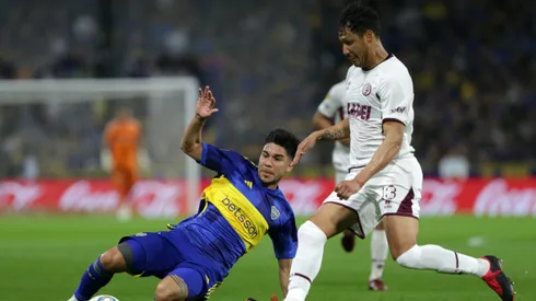 En la previa del duelo contra Palmeiras, Boca empató con Lanús en La Bombonera