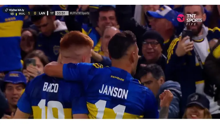 Janson abrió el marcador en Boca vs Lanús, a días del primer cruce ante Palmeiras