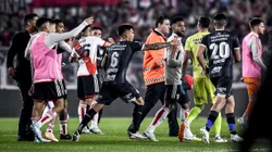 Tomás Marchiori habló del cruce con Borja tras el triunfo de River ante Atlético Tucumán