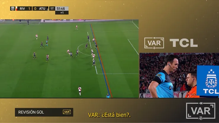 Audio VAR: así anularon el gol de Paulo Díaz