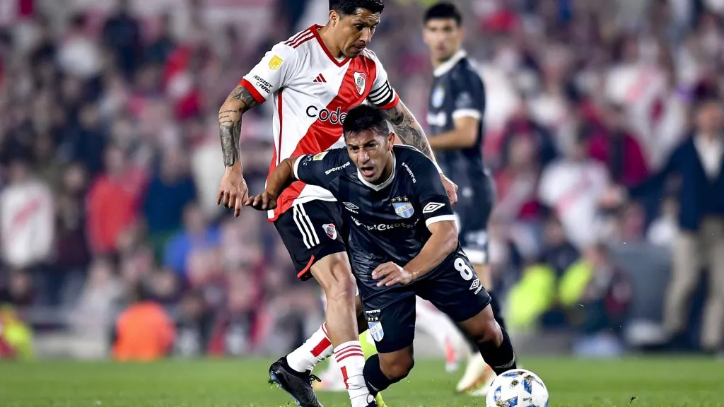 Enzo Pérez en acción. (Foto: Getty)