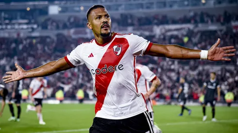 Salomón Rondón alternó titularidades y suplencias durante su primer año en River. (Getty)