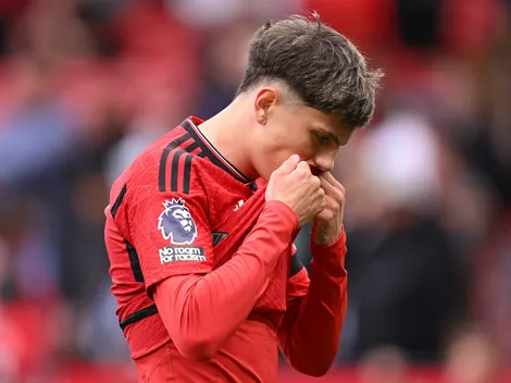 Alejandro Garnacho, otra vez será suplente en Manchester United