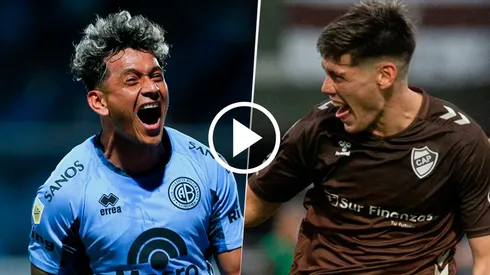 Belgrano vs. Platense por la Copa de la Liga.