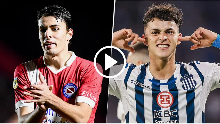 Argentinos vs. Talleres por la Copa LPF.