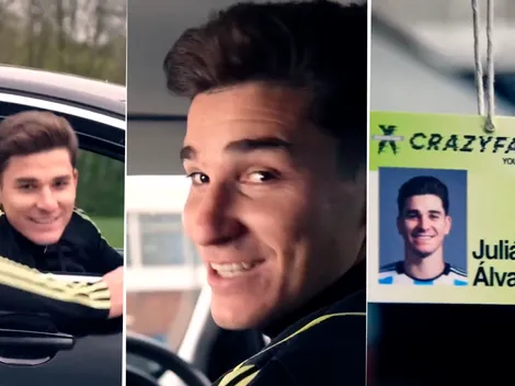 Julián Álvarez y una actuación llamativa en un comercial (VIDEO)