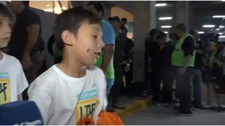 Una actitud para el aplauso del arquero de Boca.