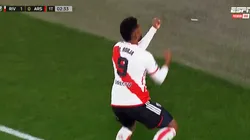 La celebración de Miguel Borja.