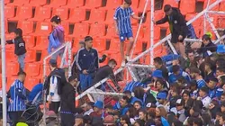 Incidentes en la cancha de Godoy Cruz entre la policía y la barra brava