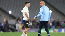 Pep Guardiola elogió a Julián Álvarez tras el triunfo del Manchester City