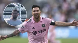 Messi presenció la práctica de Thiago, su hijo, en Inter Miami