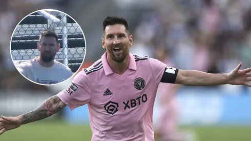 Messi presenció la práctica de Thiago, su hijo, en Inter Miami