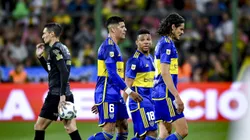 Los hinchas de Boca cuestionaron a Figal por su actuación ante Defensa