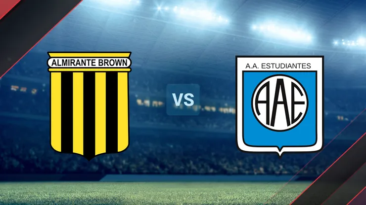 Transmisión GRATIS para ver Almirante Brown vs. Estudiantes (RC) por la Primera Nacional 2023