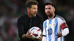 Simeone le explicó a los españoles por qué Messi sigue siendo el mejor del mundo