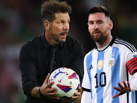 Simeone le explicó a los españoles por qué Messi sigue siendo el mejor del mundo