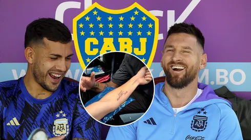 Marcos Mondaini, ex jugador de Boca, se tatuó a Messi