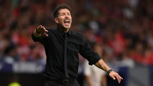 Diego Simeone, impactado por Valentín Gómez.
