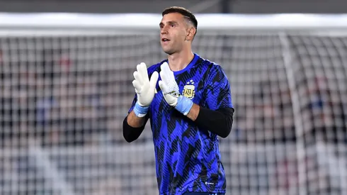 Dibu Martínez en la Selección Argentina.
