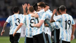 Adolfo Gaich en la Selección Argentina.