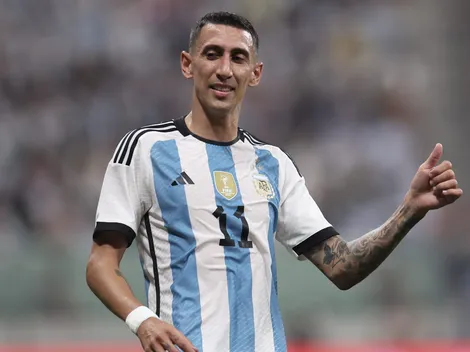 Sigue haciendo historia: el récord de Maradona que igualó Di María en la Selección