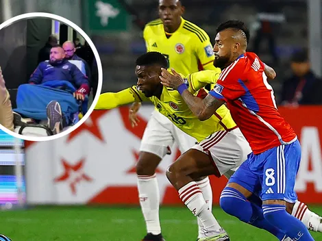 Se fue en ambulancia: la grave lesión de Arturo Vidal en el Chile – Colombia (VIDEO)