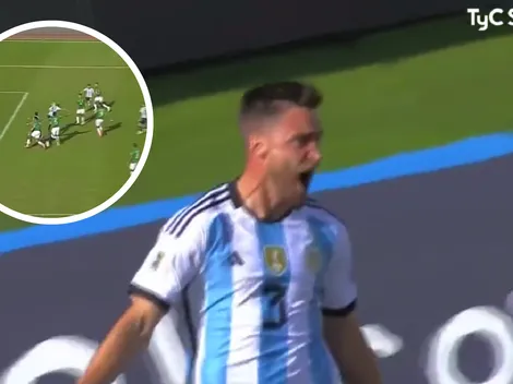 Tagliafico sorprendió en el área y convirtió su primer gol con la Selección en La Paz (VIDEO)
