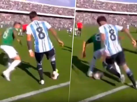 El caño de Enzo Fernández contra Bolivia (VIDEO)