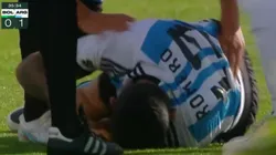 Cristian Romero, repleto de dolor.