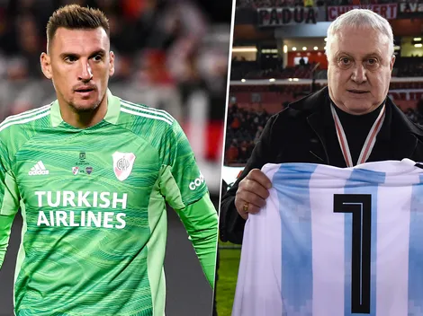 La tremenda banca del Beto Alonso para Franco Armani