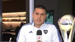 Riquelme endulzó los oídos de los hinchas de Racing.