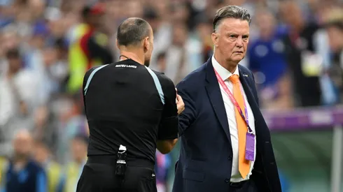 Van Gaal en la Copa del Mundo de Qatar 2022.