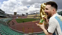 En el estadio Hernando Siles de Bolivia habrá mural para homenajear a la Selección Argentina