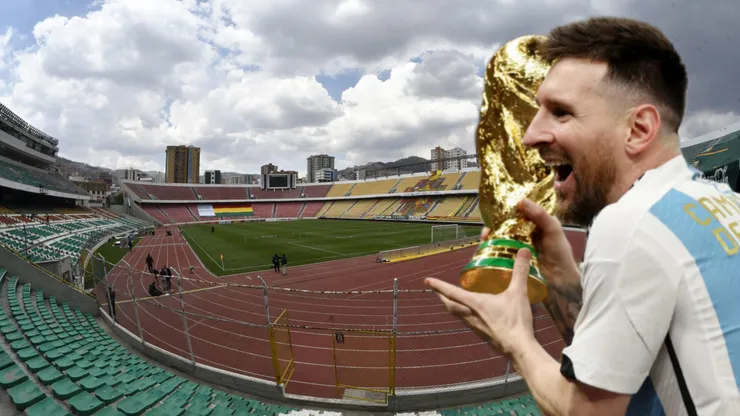 En el estadio Hernando Siles de Bolivia habrá mural para homenajear a la Selección Argentina
