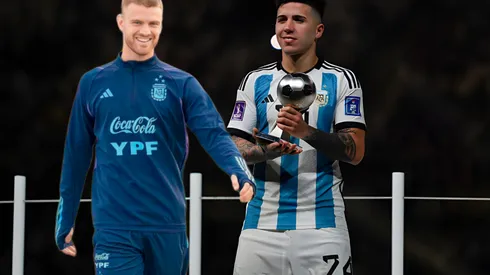 Orgullo riverplatense: Enzo Fernández le dio una cálida bienvenida a la Selección Argentina a Beltrán