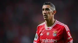 Di María con la camiseta de Benfica.