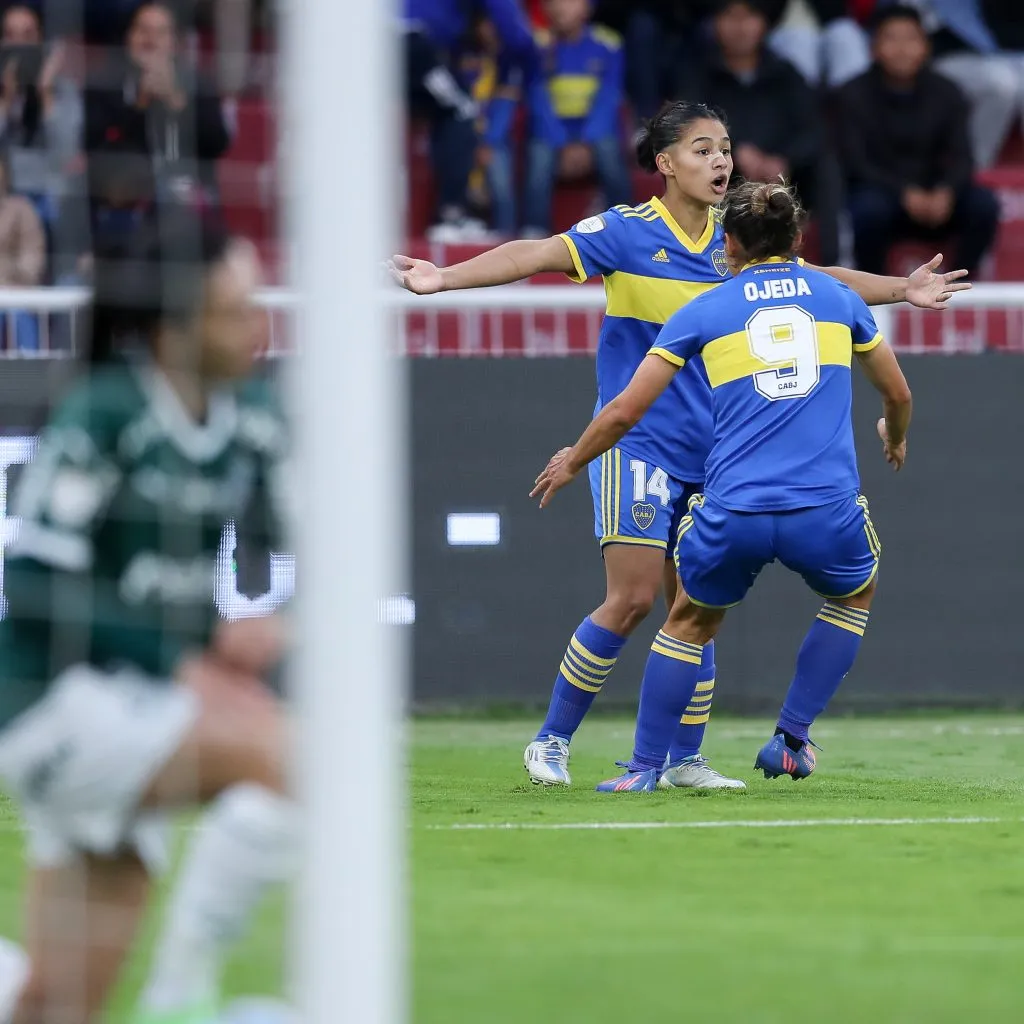 Priori, autora del gol en la final ante Palmeiras.